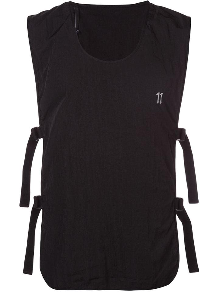 11 By Boris Bidjan Saberi Buckle Detail Hoodie - Black