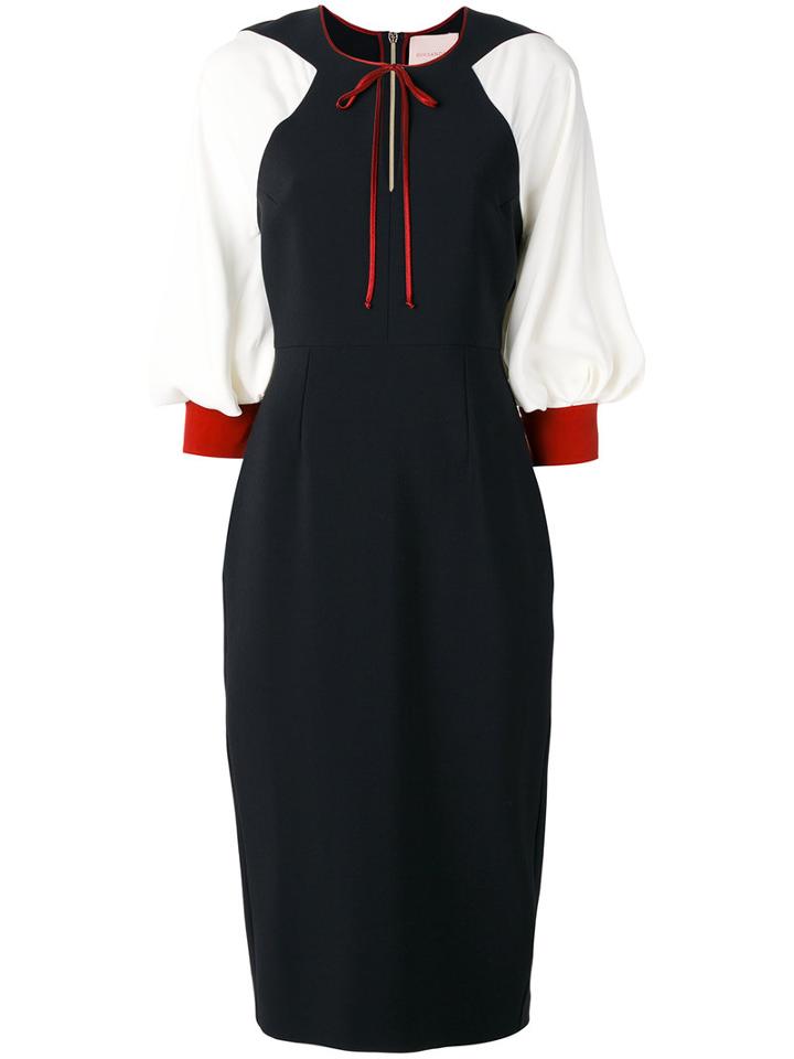 Roksanda - Atlen Dress - Women - Silk/polyester/spandex/elastane/viscose - 10, Black, Silk/polyester/spandex/elastane/viscose