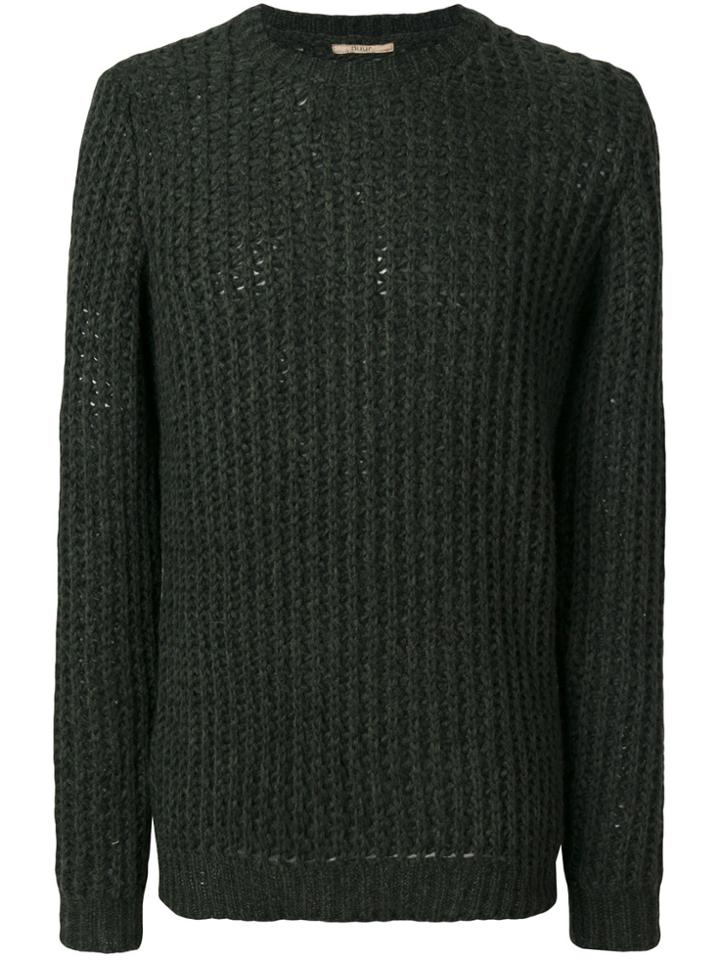 Nuur Ribbed Knit Jumper - Green