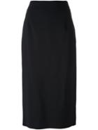 P.a.r.o.s.h. Mid-length Pencil Skirt, Women's, Size: Small, Blue, Spandex/elastane/virgin Wool