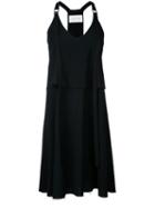 Strateas Carlucci - Tier Dress - Women - Wool - S, Black, Wool