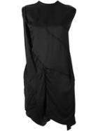 Rick Owens Draped Playsuit, Women's, Size: 42, Black, Cupro/viscose