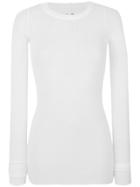 Rick Owens Ribbed T-shirt - White