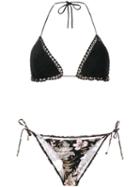 Zimmermann 'gossamer' Crochet Bra Bikini Set, Women's, Size: 3, Black, Cotton/polyamide/spandex/elastane/spandex/elastane