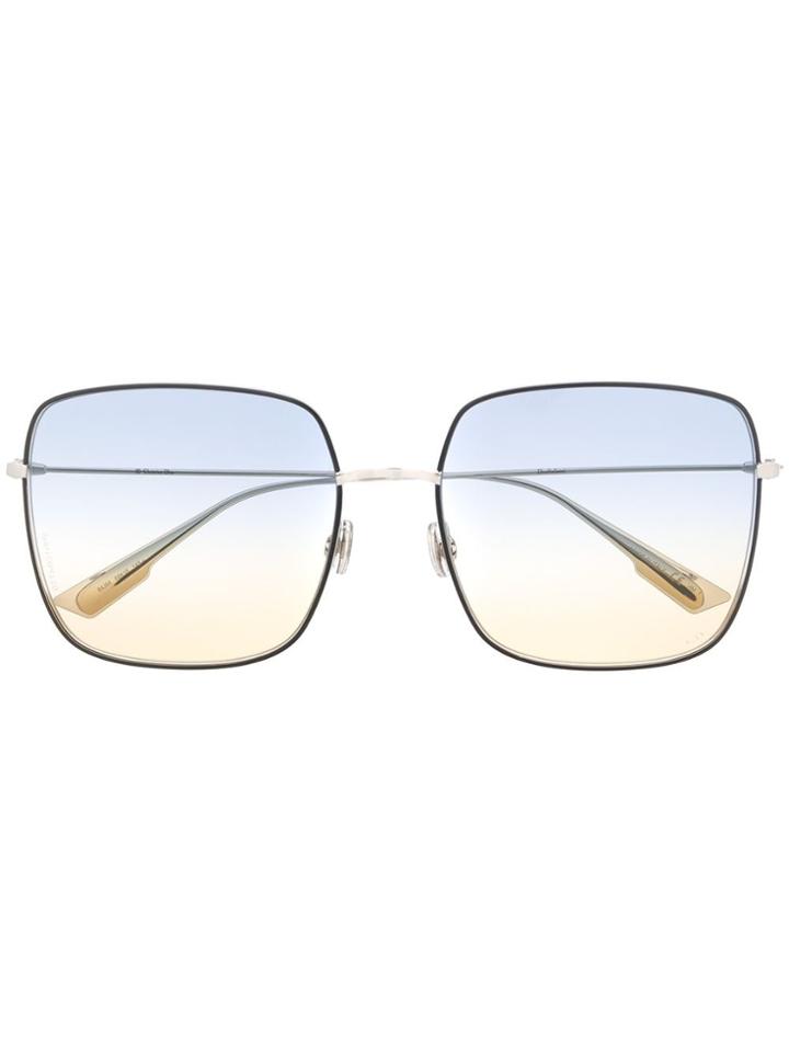 Dior Eyewear So Stella Oversized Sunglasses - Silver