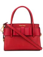 Miu Miu Top Handles Tote Bag - Red