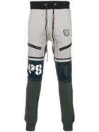 Plein Sport Panelled Sweatpants - Grey