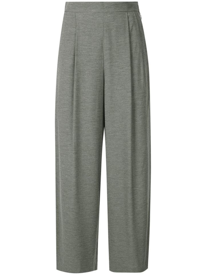 H Beauty & Youth High-waist Flared Trousers - Grey