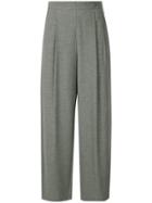 H Beauty & Youth High-waist Flared Trousers - Grey