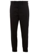 Neil Barrett Cropped Slim-fit Trousers, Men's, Size: 50, Blue, Cotton/polyester/viscose/virgin Wool