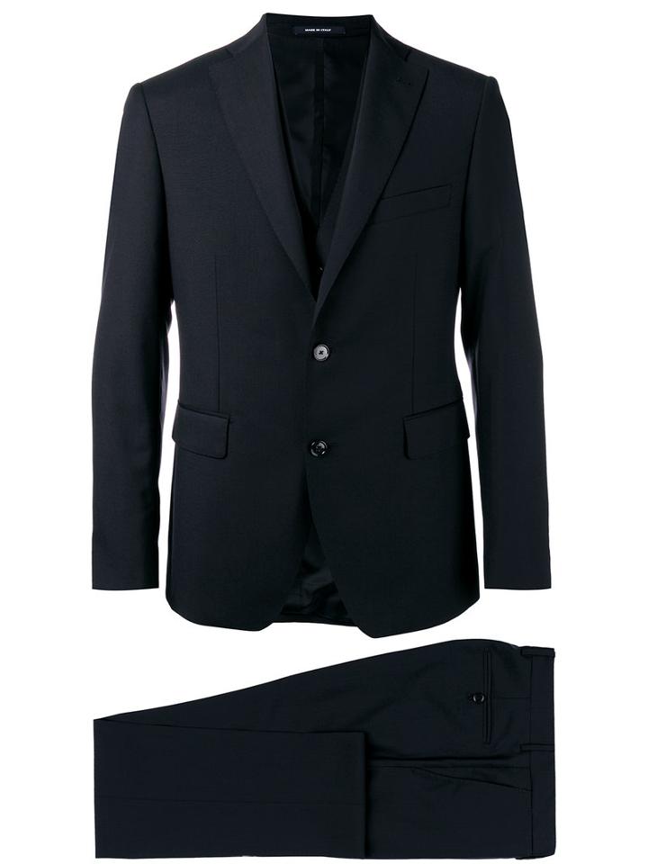 Tagliatore - Slim-cut Suit - Men - Cupro/virgin Wool - 54, Blue, Cupro/virgin Wool