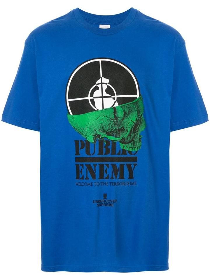 Supreme Udc Public Enemy Terrordome T-shirt - Blue