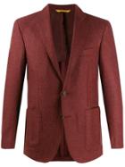 Canali Formal Suit Blazer - Red