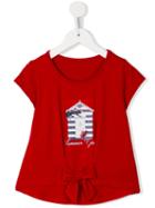 Lapin House House Print T-shirt, Toddler Girl's, Size: 4 Yrs, Red