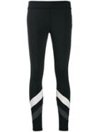 Perfect Moment Contrast-print Leggings - Black