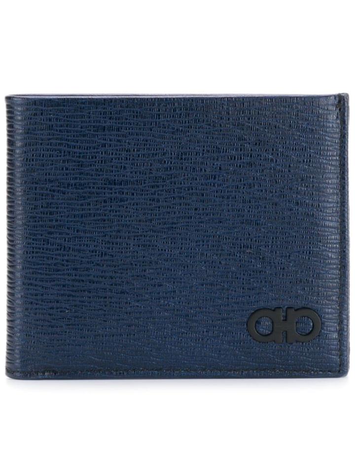 Salvatore Ferragamo Gancio Bi-fold Wallet - Blue