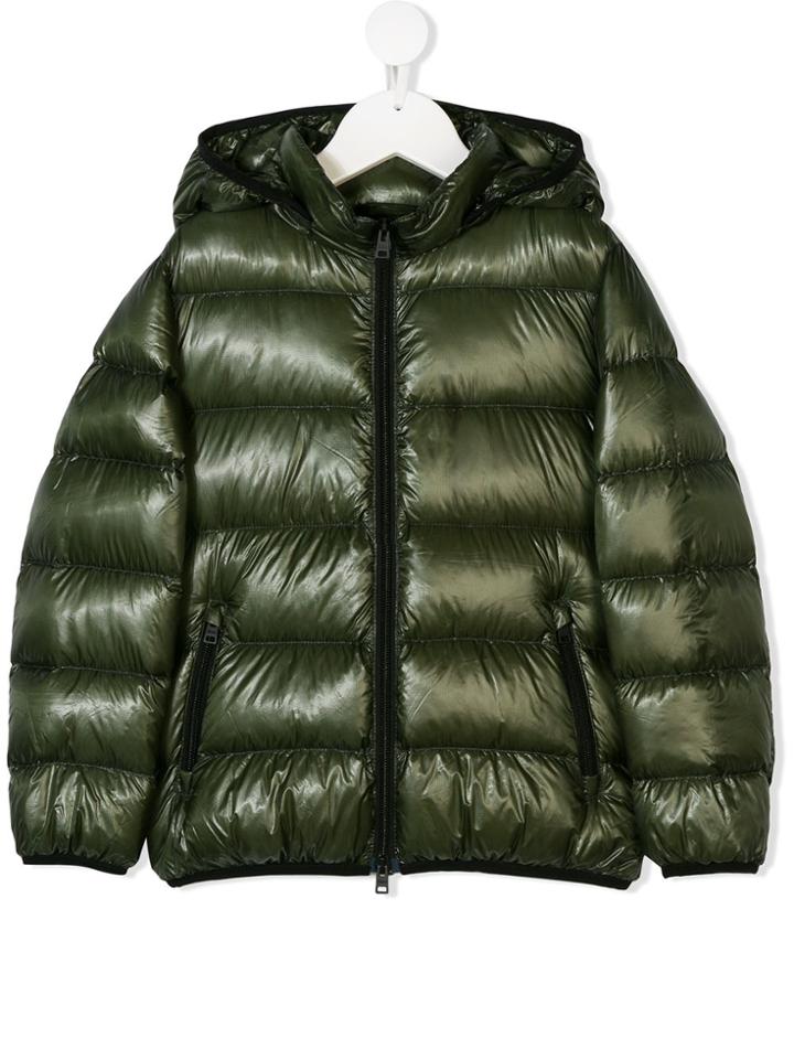 Herno Kids Teen Padded Coat - Green