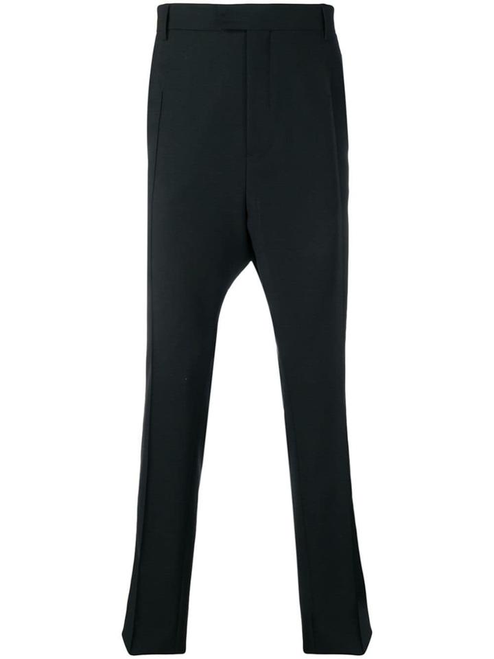 Les Hommes Baggy Fit Trousers - Black