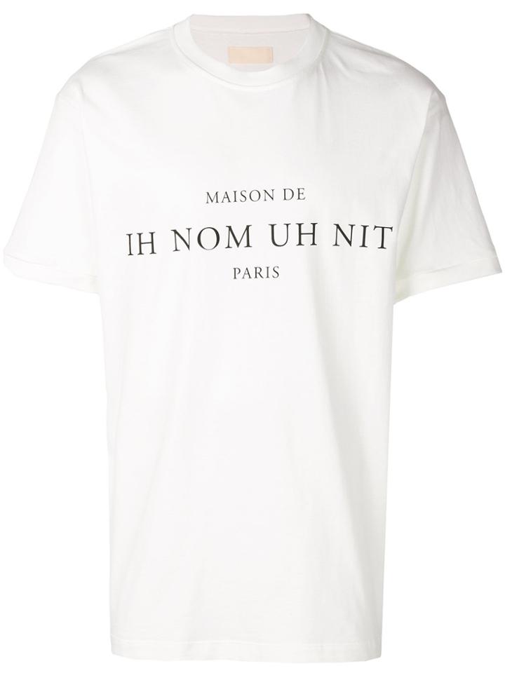 Ih Nom Uh Nit Logo T-shirt - White