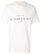 Ih Nom Uh Nit Logo T-shirt - White