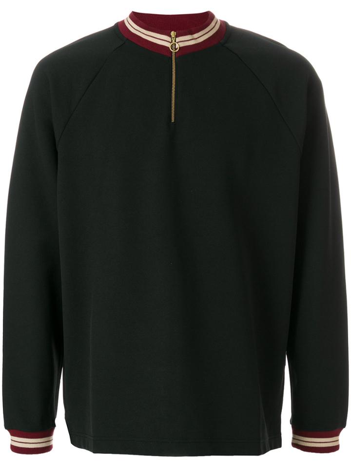 Drôle De Monsieur Ring Zip Sweatshirt - Black