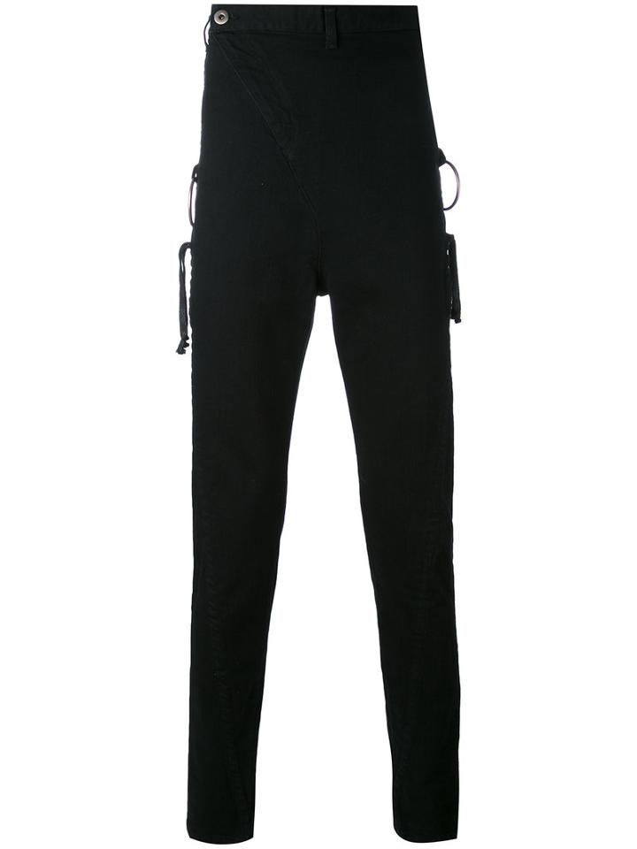 D.gnak - Metal Detail Jeans - Men - Cotton/polyurethane - 34, Black, Cotton/polyurethane
