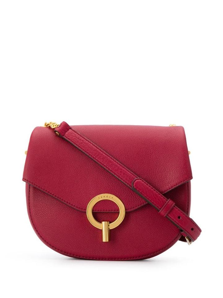 Sandro Paris Folder Top Shoulder Bag - Red