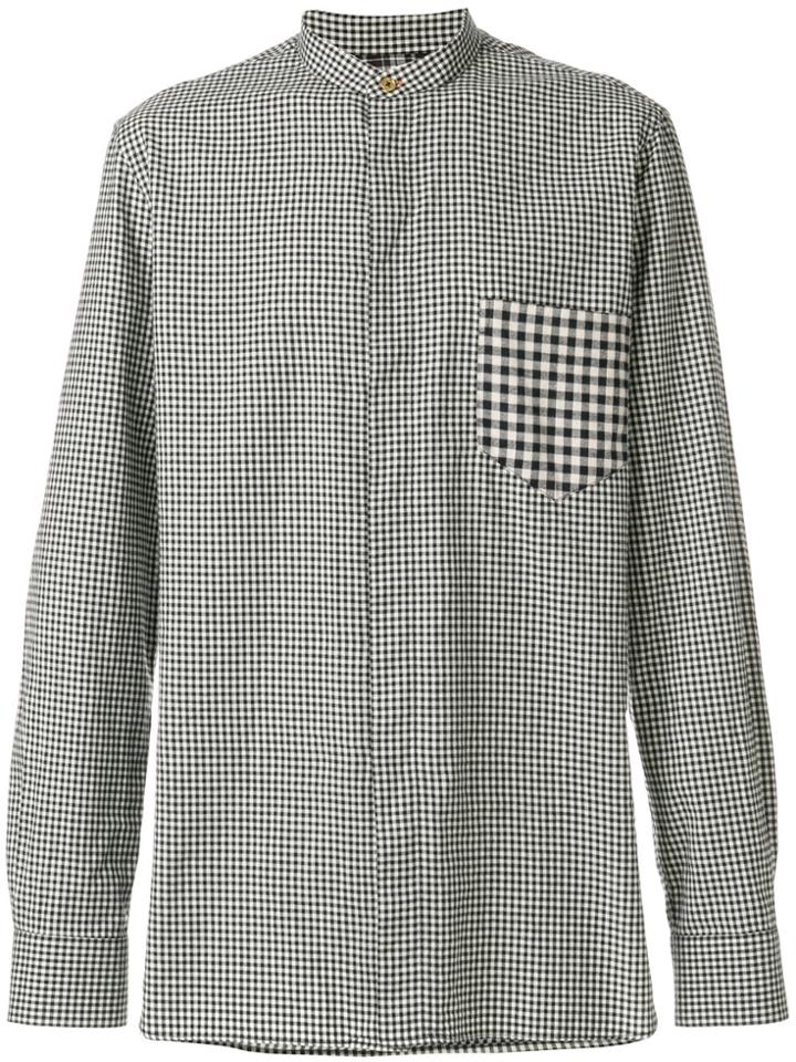 Paul Smith Casual Vichy Shirt - Black