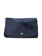 Armani Junior Logo Plaque Changing Bag