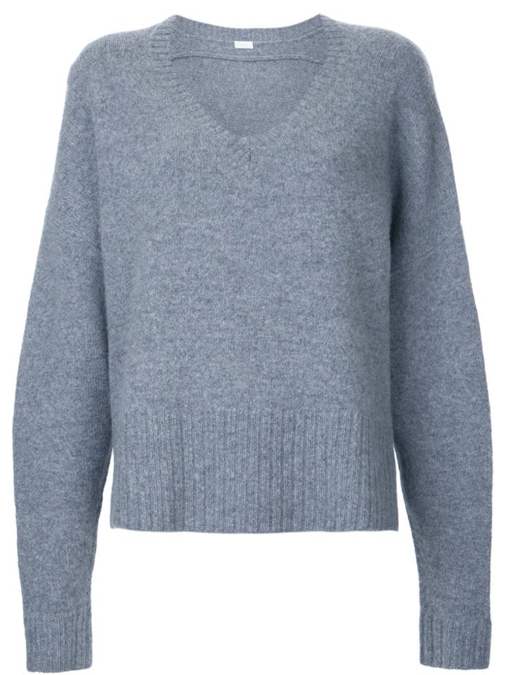 Rito V-neck Sweater - Grey