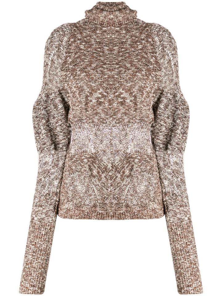 Lemaire Distressed Detail Sweater - Neutrals