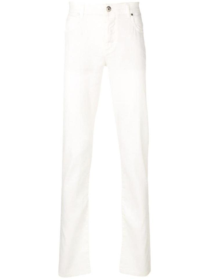 Loro Piana Straight-leg Trousers - White