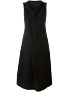 Comme Des Garçons Vintage Flower Detail Dress - Black
