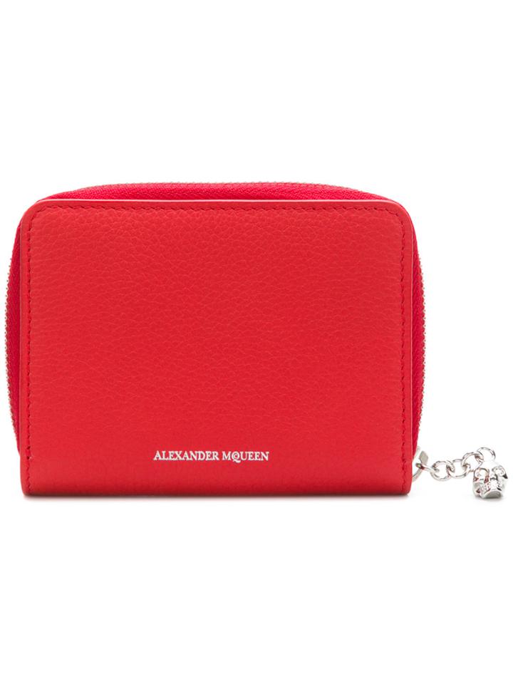 Alexander Mcqueen Logo Continental Wallet - Red