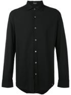 Drumohr - Classic Shirt - Men - Cotton - S, Black, Cotton