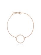 Rosa De La Cruz 18k Rose Gold Eternity Diamond Bracelet - Metallic