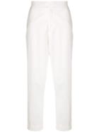Ermenegildo Zegna High Waisted Trousers - White