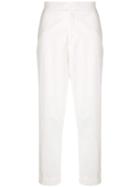 Ermenegildo Zegna High Waisted Trousers - White