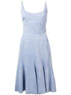 Ermanno Scervino U-neck Midi Dress - Blue