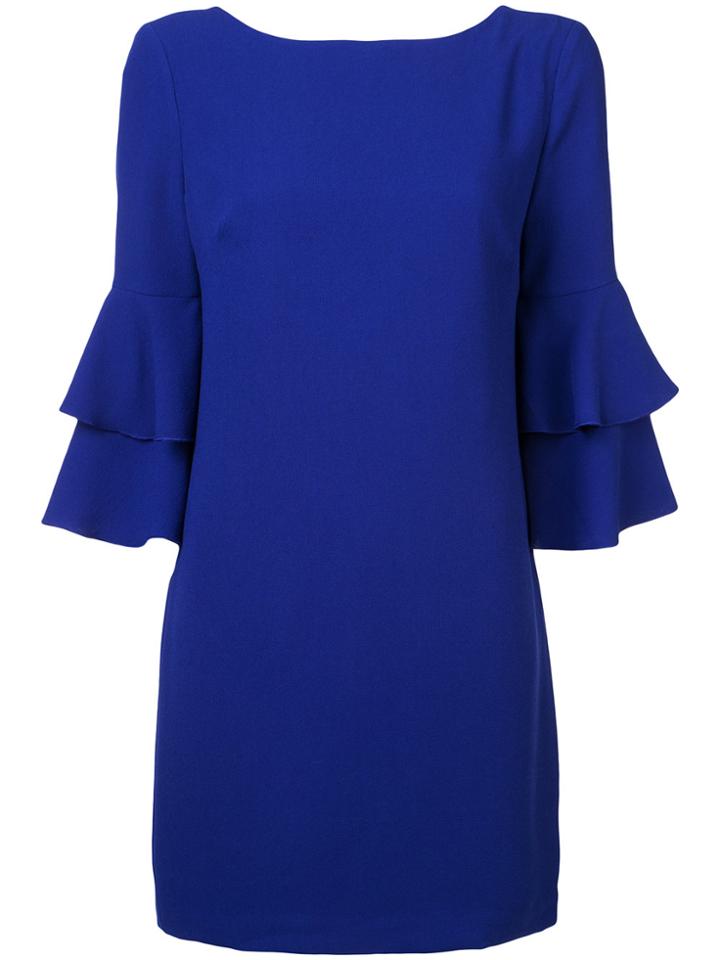 Trina Turk Layered Sleeve Dress - Blue