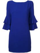 Trina Turk Layered Sleeve Dress - Blue