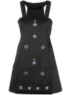 Alexis Zeah Floral Beaded Dress - Black
