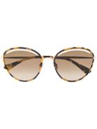 Jimmy Choo Eyewear Malya Cat-eye Sunglasses - Brown