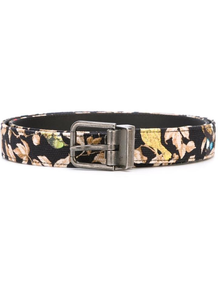 Dolce & Gabbana Bird Print Belt