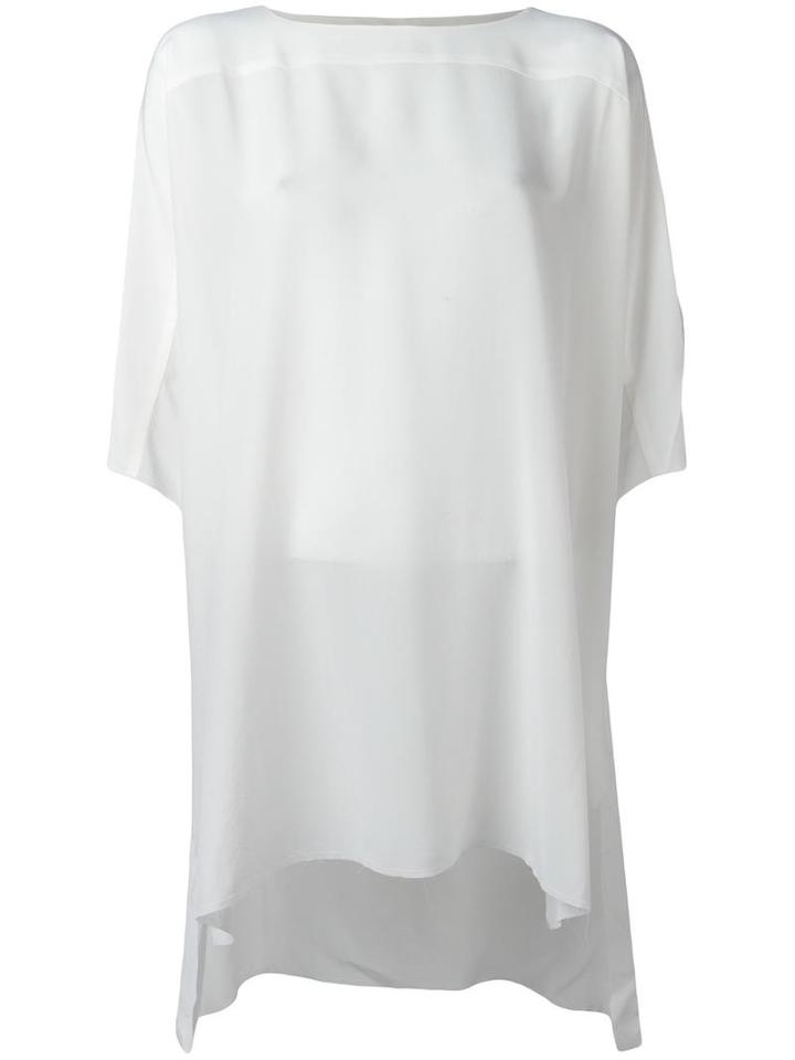 Faith Connexion Oversized Blouse, Women's, Size: Medium, White, Silk