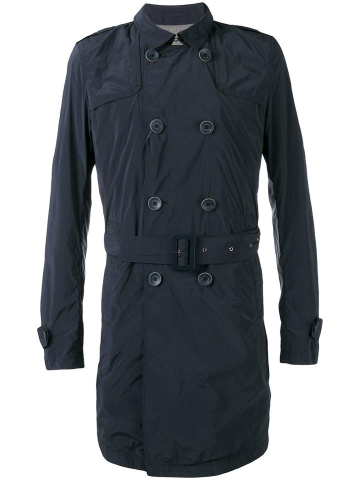 Herno - Trench Coat - Men - Cotton/polyamide/polyester - 52, Black, Cotton/polyamide/polyester