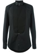 Dolce & Gabbana Bib Shirt, Size: 40, Black, Cotton