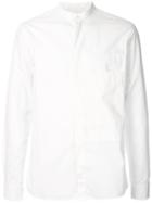 Qasimi Mandarin Collar Shirt - White