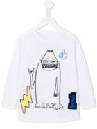 Stella Mccartney Kids 'max' Monster Print T-shirt, Boy's, Size: 10 Yrs, White