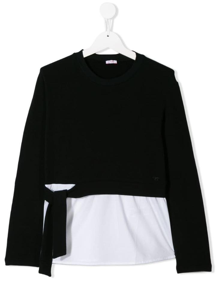 Il Gufo Teen Layered-effect Sweatshirt - Blue